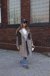 Ayla Herringbone Coat