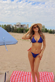 Frankie Navy and Red Contrast Bikini
