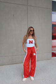 Nebraska Track Pants In Red