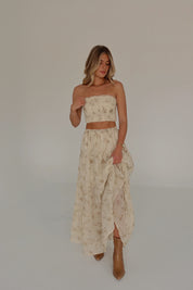 Delilah Floral Maxi Skirt Set