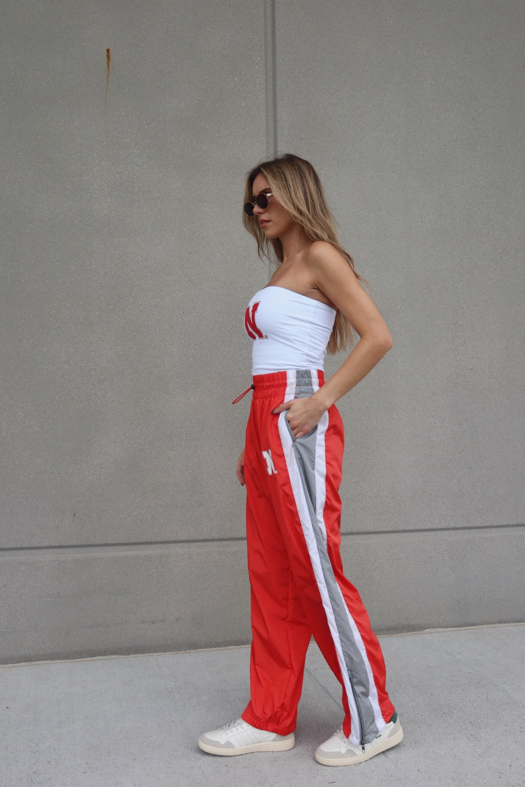 Nebraska Track Pants In Red