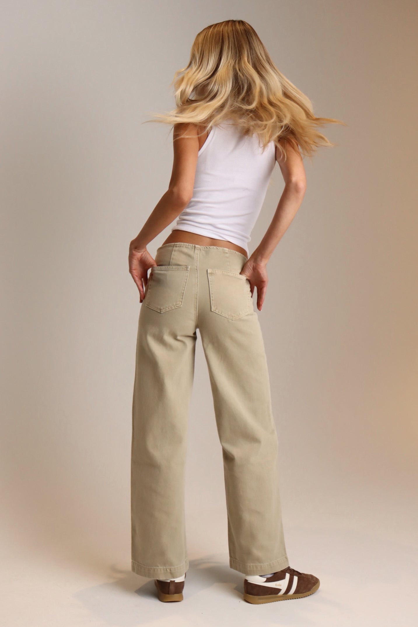 Beckett Low Rise Khaki Jean