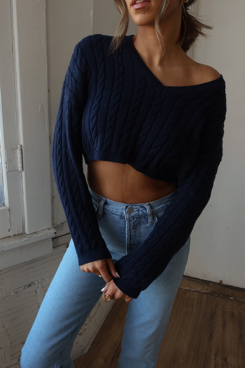 Peyton Cable Knit Sweater
