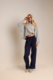 Blake Contrast Long Sleeve Top