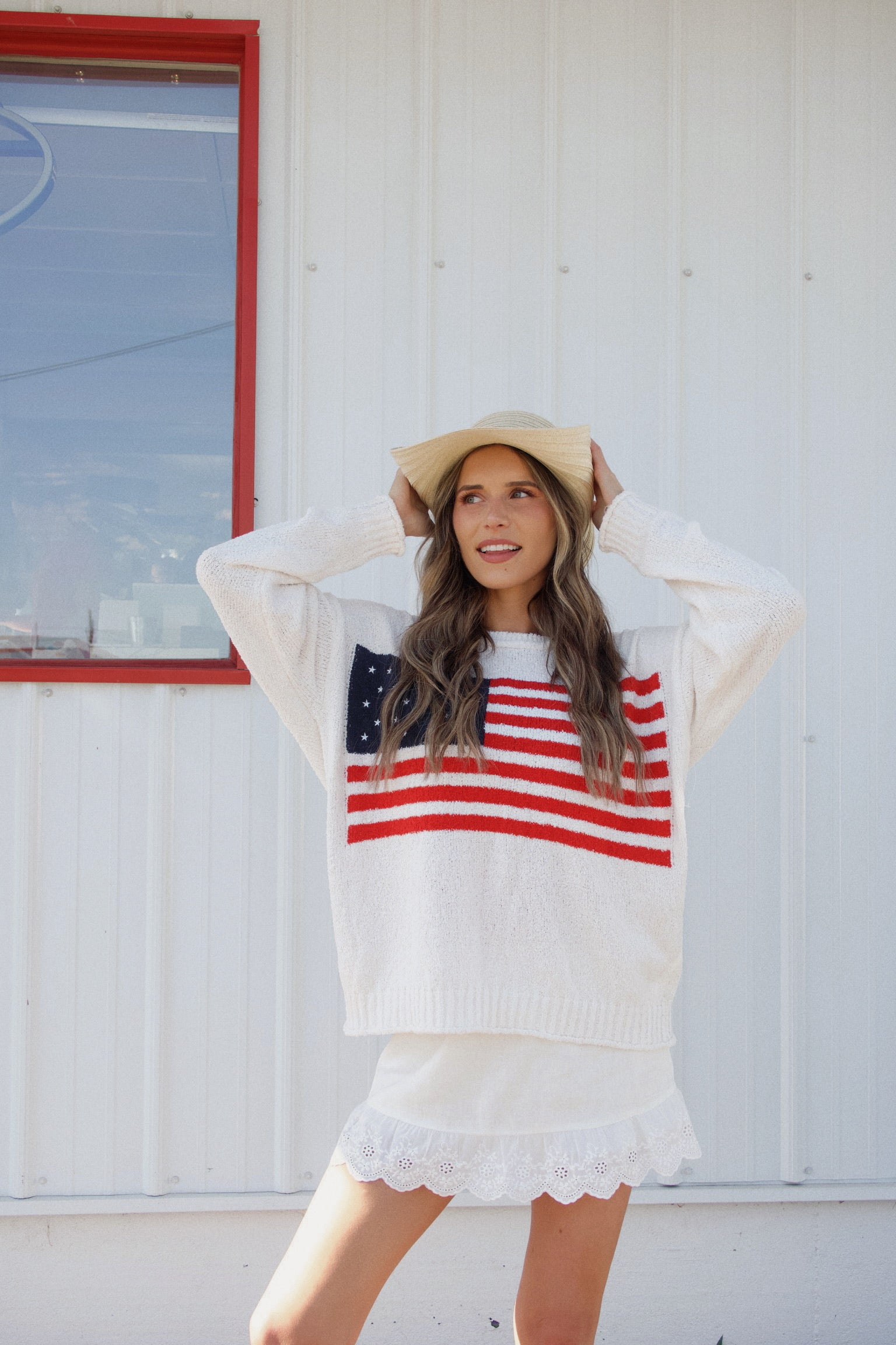 Alabama White Linen Skort
