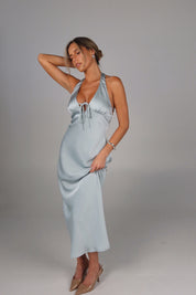 Kaytie Satin Maxi Dress