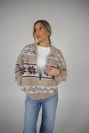 Cheyenne Zip-Up Sweater