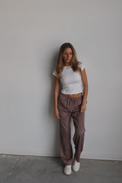 Sofia Straight Leg Satin Pants