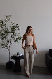 Jalynn Khaki Trousers