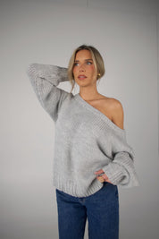 Brandy Off The Shoulder Sweater