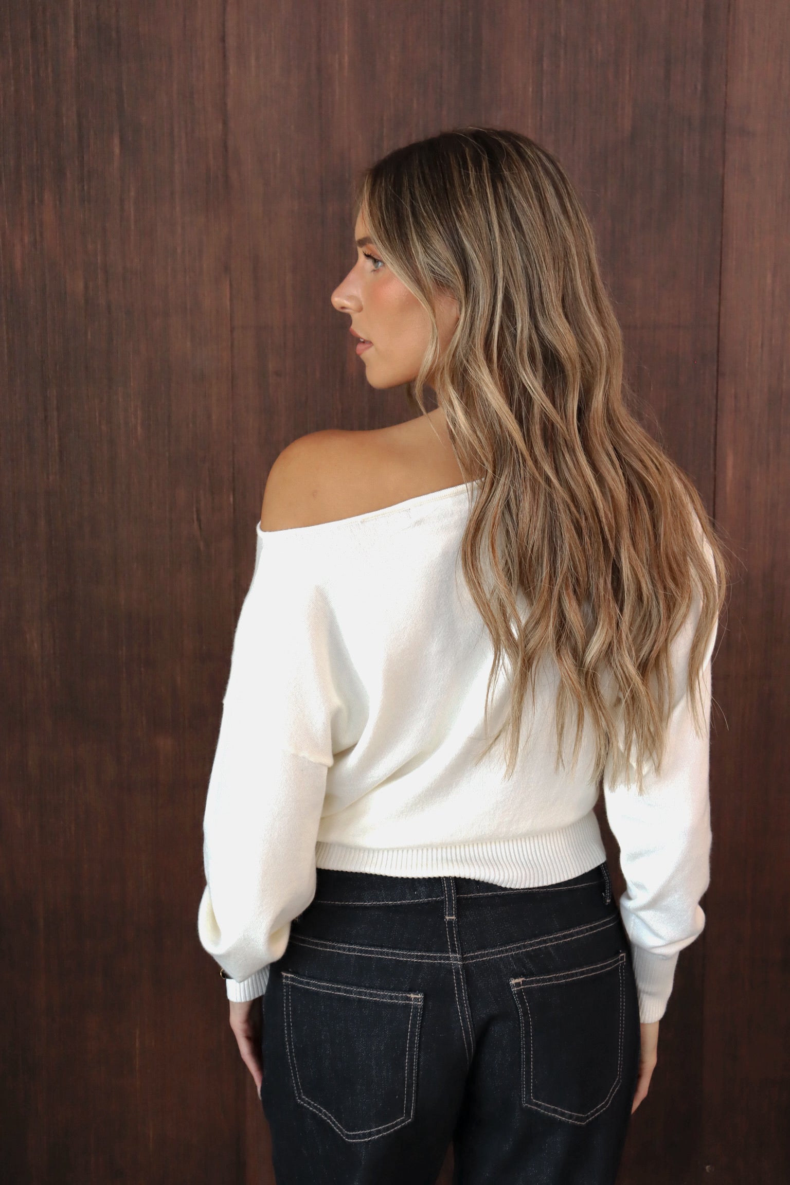 Emmie Off The Shoulder Sweater