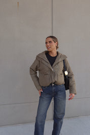 Quilted Collared Puffer Jacket