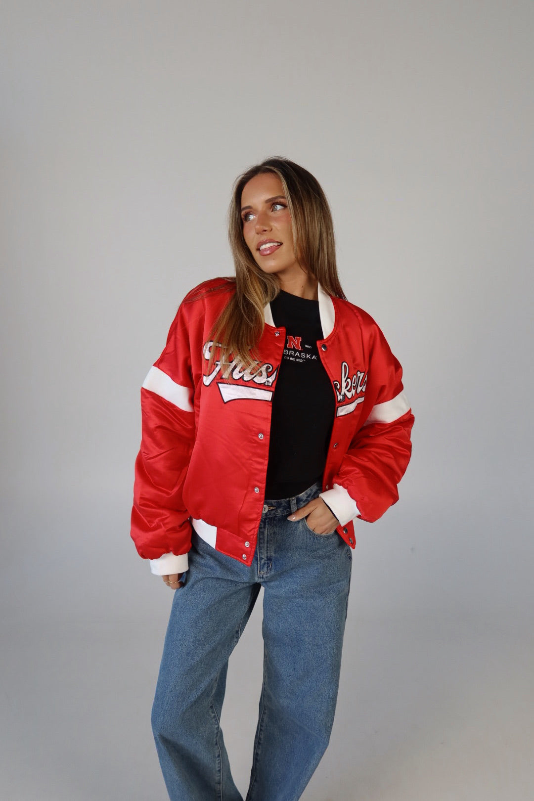 Huskers Varsity Bomber Jacket