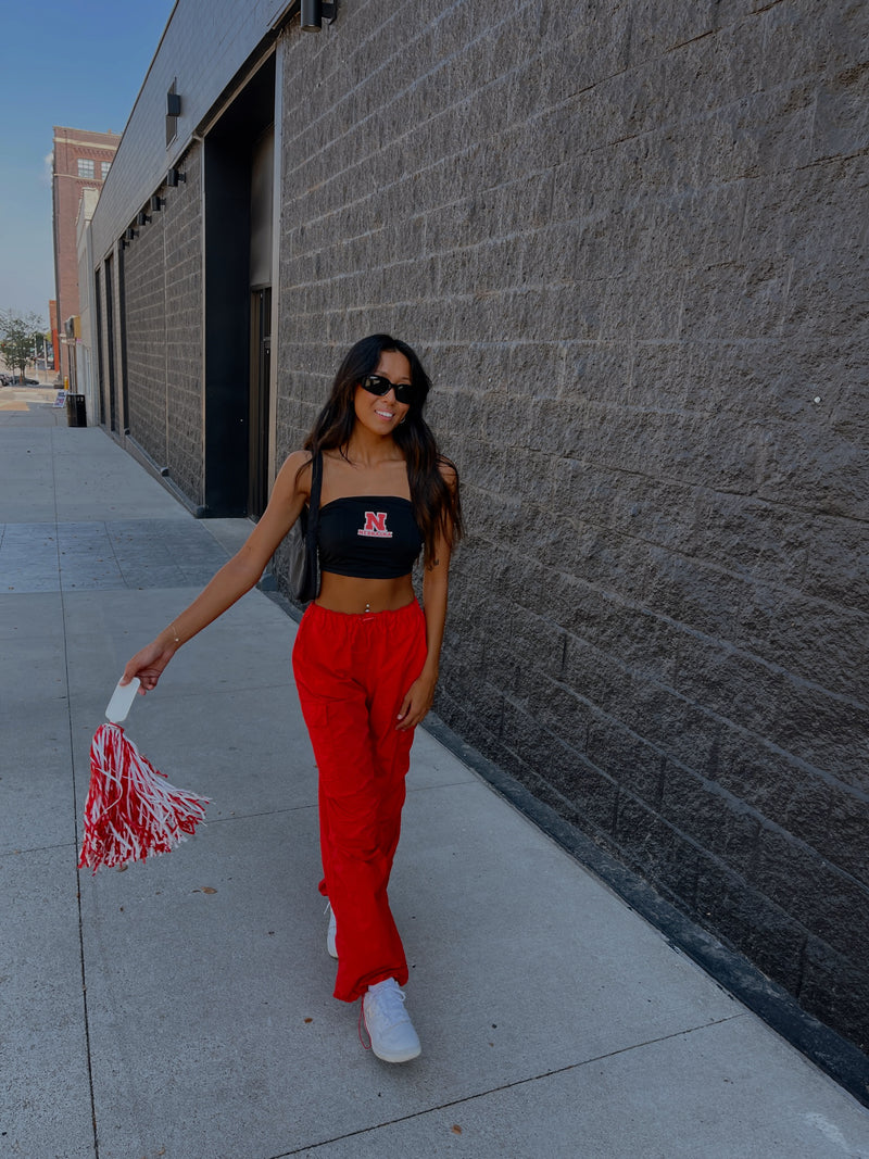 RESTOCKED: Game Day Joggers In Red – Madida Clothing