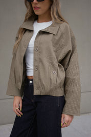 Olive Textured Jacket