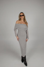 Eloise Fold Over Midi Dress