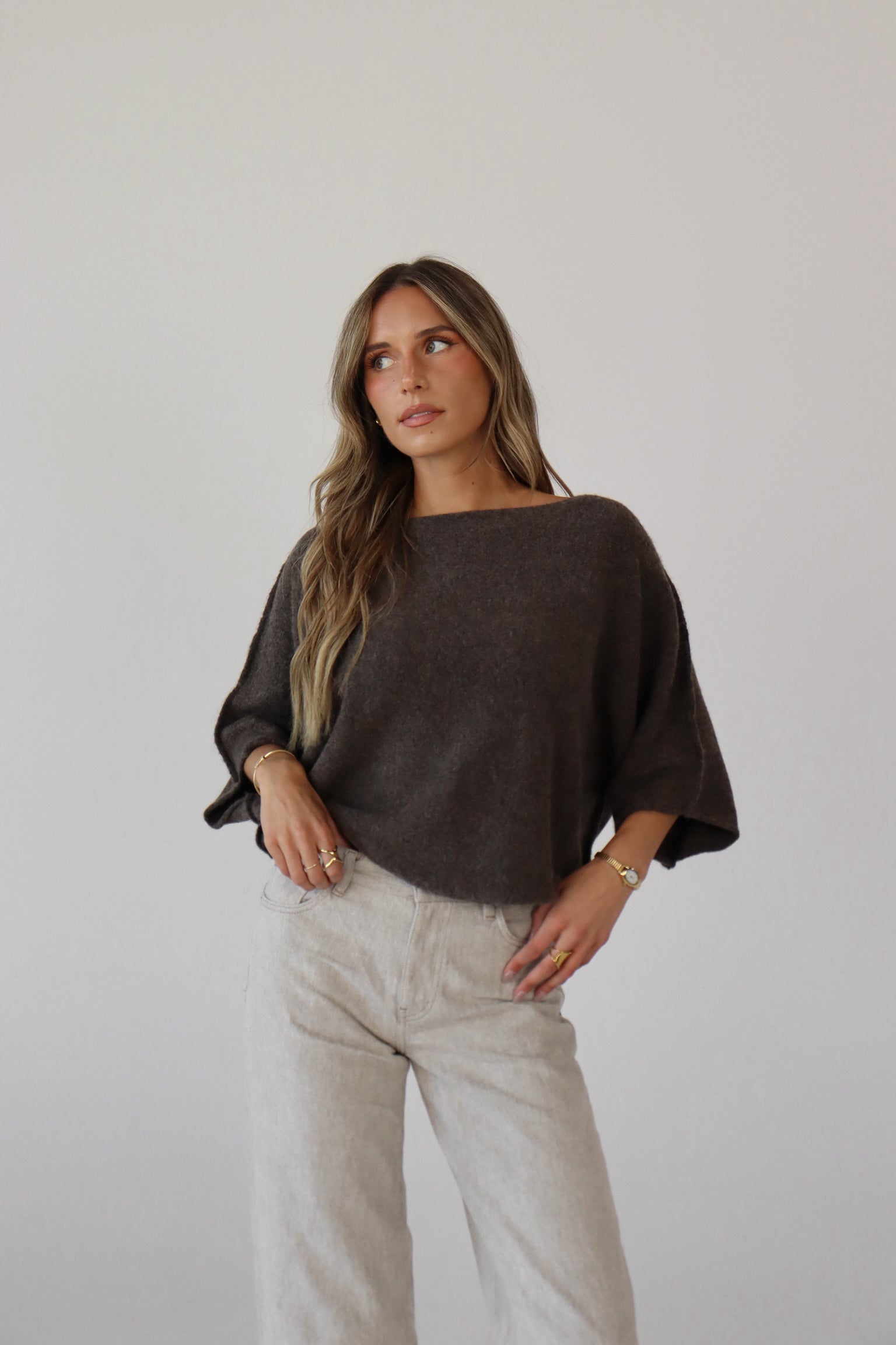 Malia One Shoulder Knit Top