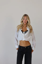 Tatum Layered Button Down Top