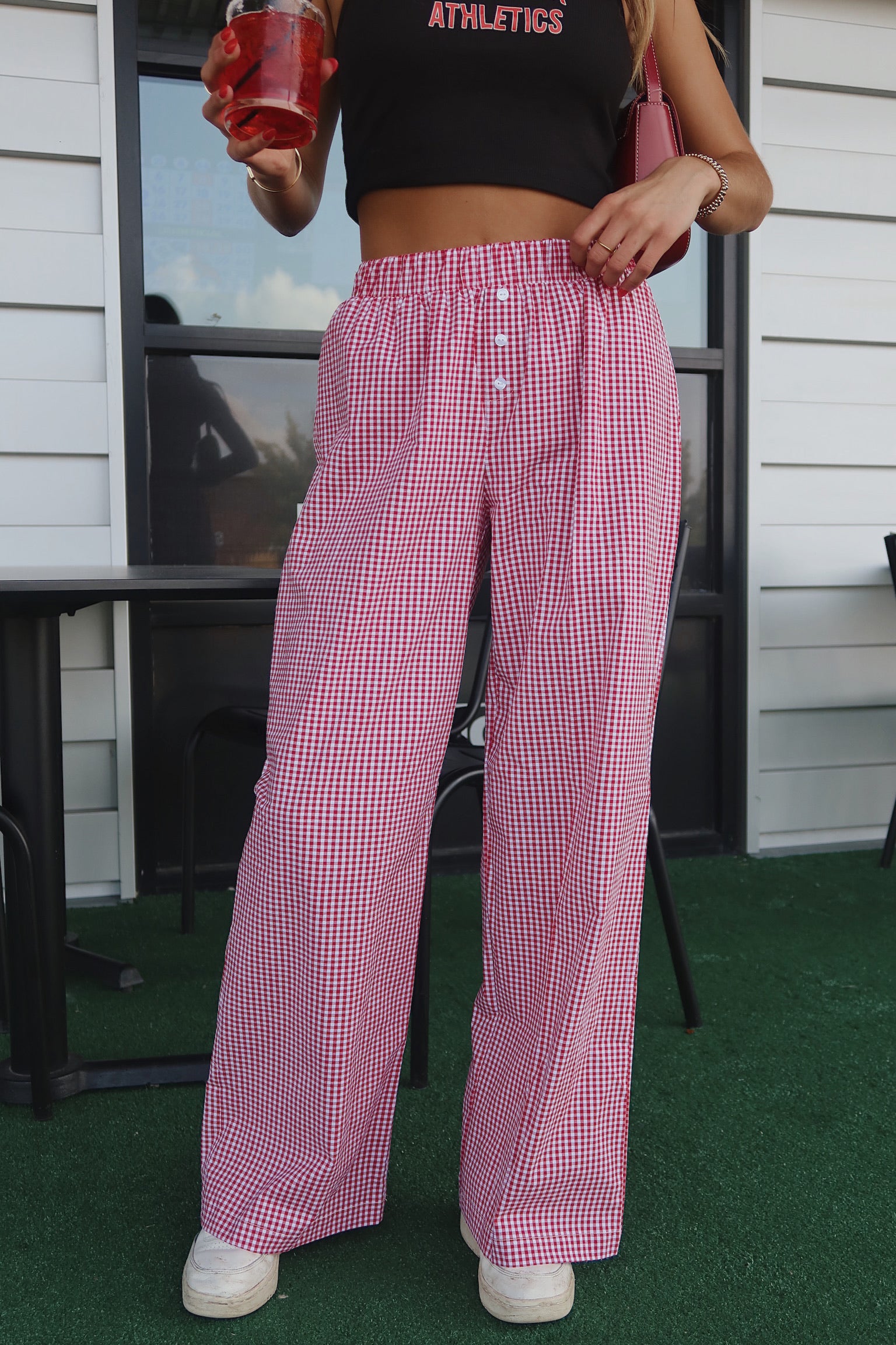 Game Day Gingham Pants