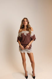 Phoebe Lace Off The Shoulder Dress
