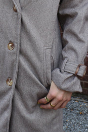 Ayla Herringbone Coat