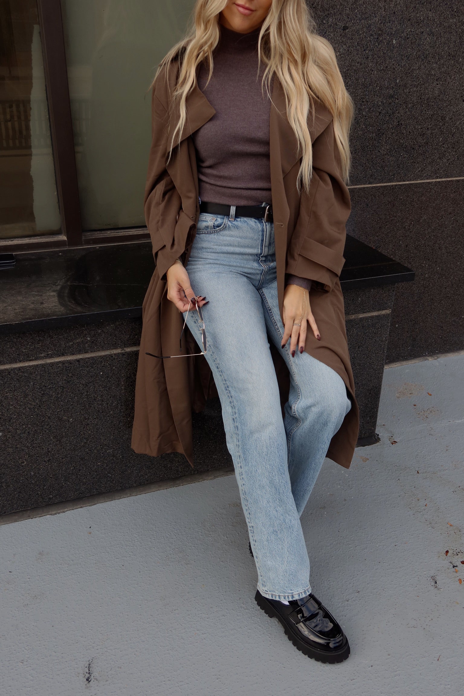 Urban Luxe Belted Trench