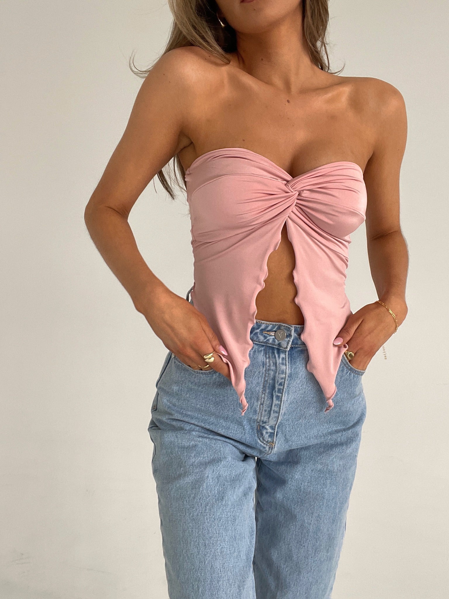 Ella Split Front Tube Top