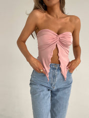 Ella Split Front Tube Top