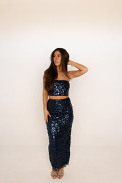 Shae Sequin Embellished Skirt Set