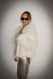 Snowfall Ivory Faux Fur Coat