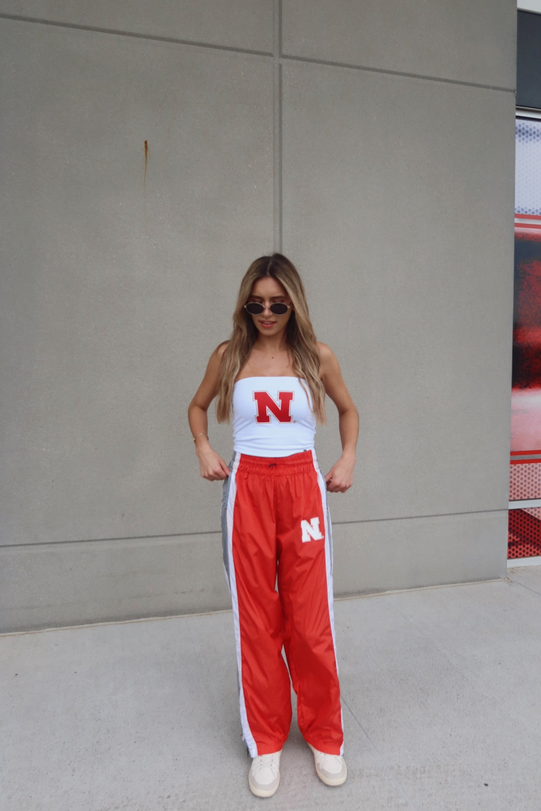 Nebraska Track Pants In Red