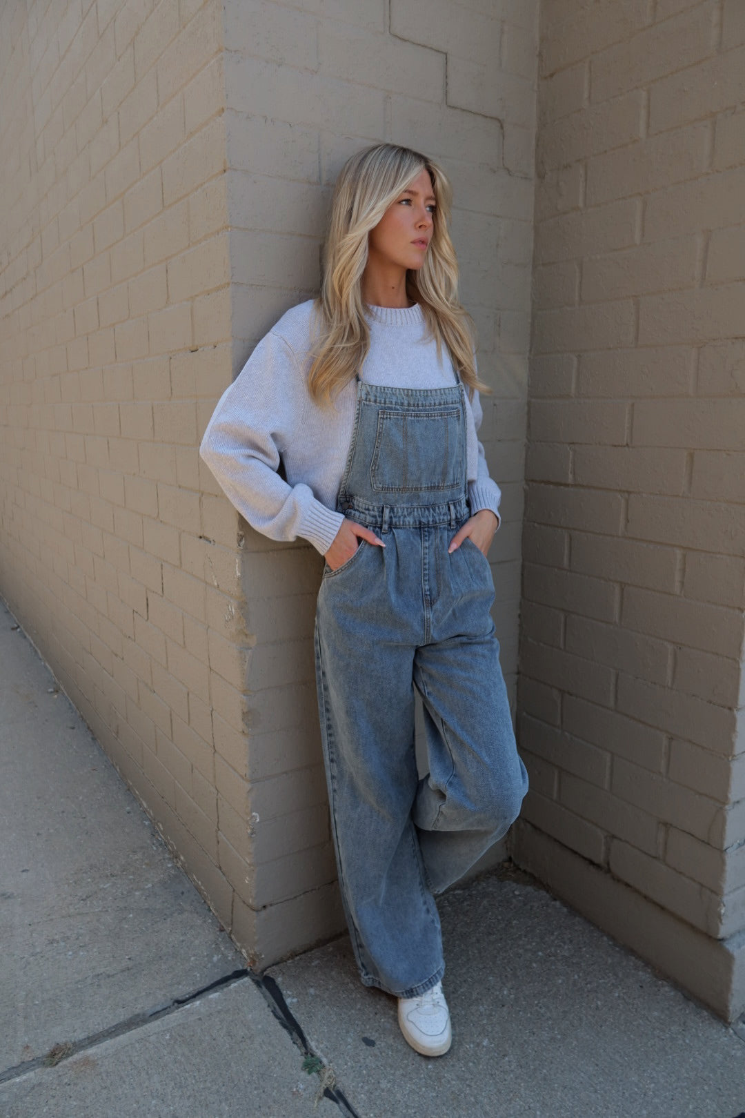 Denim  Tie Overalls