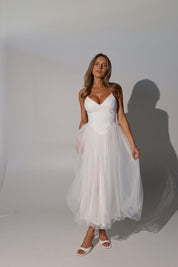 Gabrielle Tulle Midi Dress