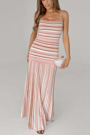 Sutton Striped Knit Maxi Dress