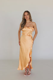 Sellie Satin Maxi Dress