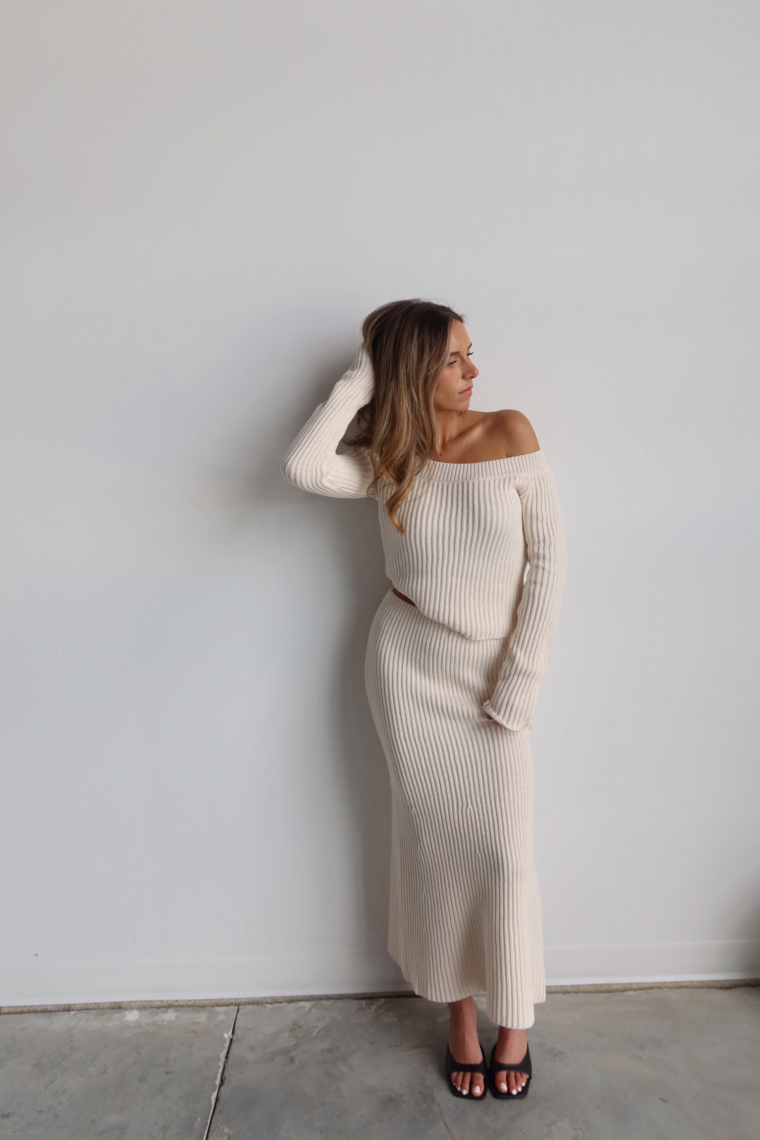 Kennedy Off Shoulder Knit Top