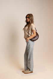 Frankee Straight Leg Printed Pant
