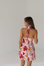 Ainsley Structured Floral Mini Dress