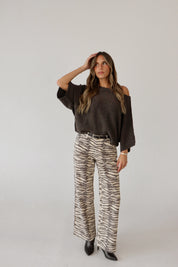 Malia One Shoulder Knit Top