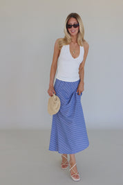 Willa White Halter Top