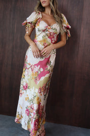 Paloma Patchwork Floral Maxi Dress