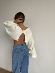 Kae Open Back Knit Sweater