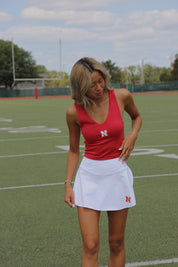 Campus Rec Skort In White