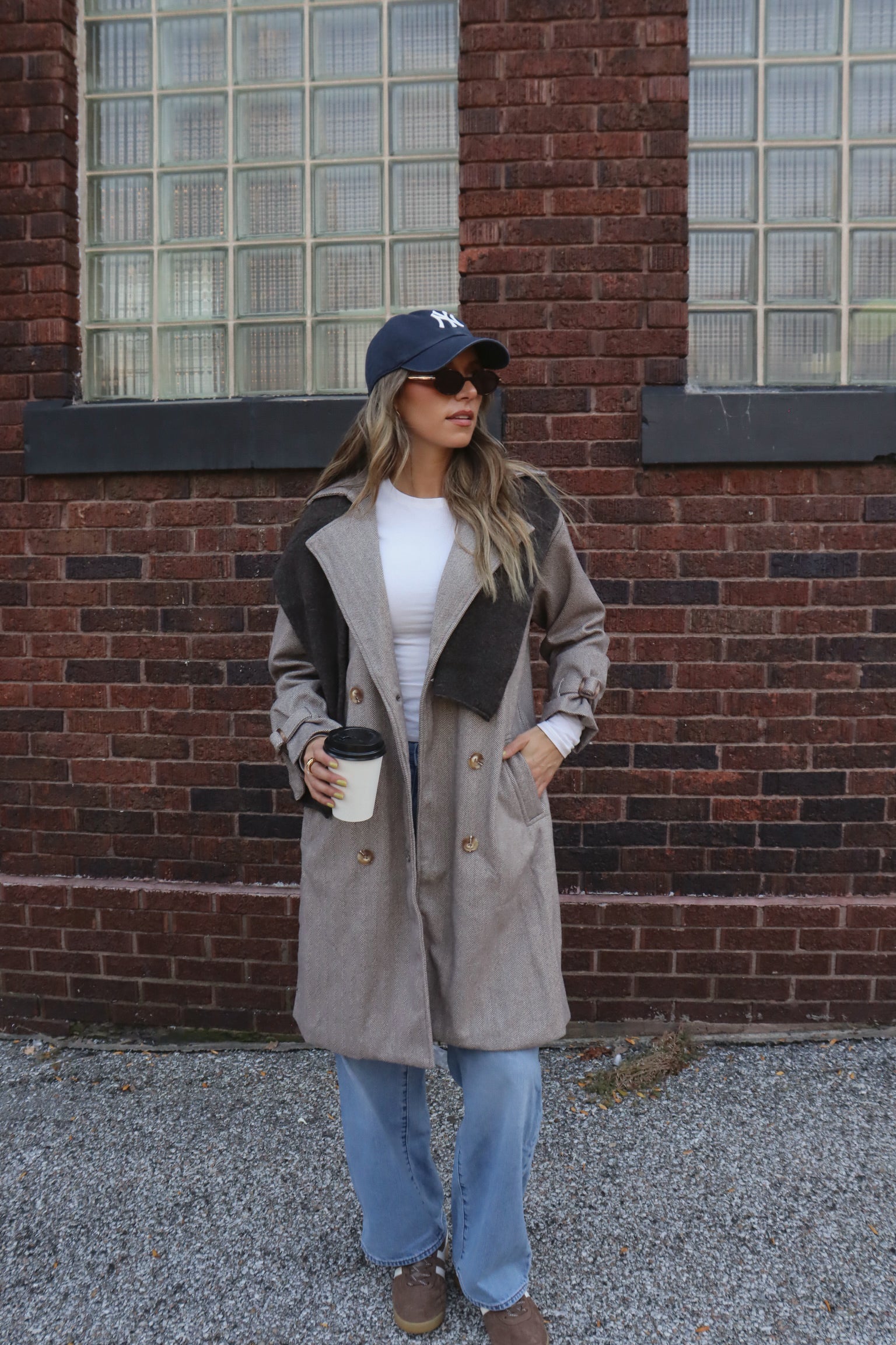 Ayla Herringbone Coat