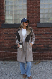 Ayla Herringbone Coat