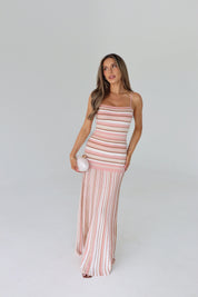 Sutton Striped Knit Maxi Dress