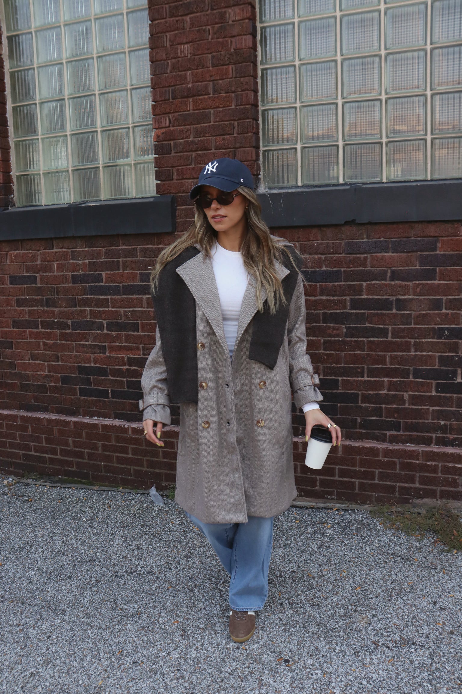 Ayla Herringbone Coat