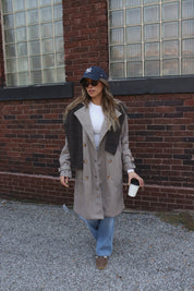 Ayla Herringbone Coat