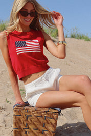 Liberty Flag Knit Tank