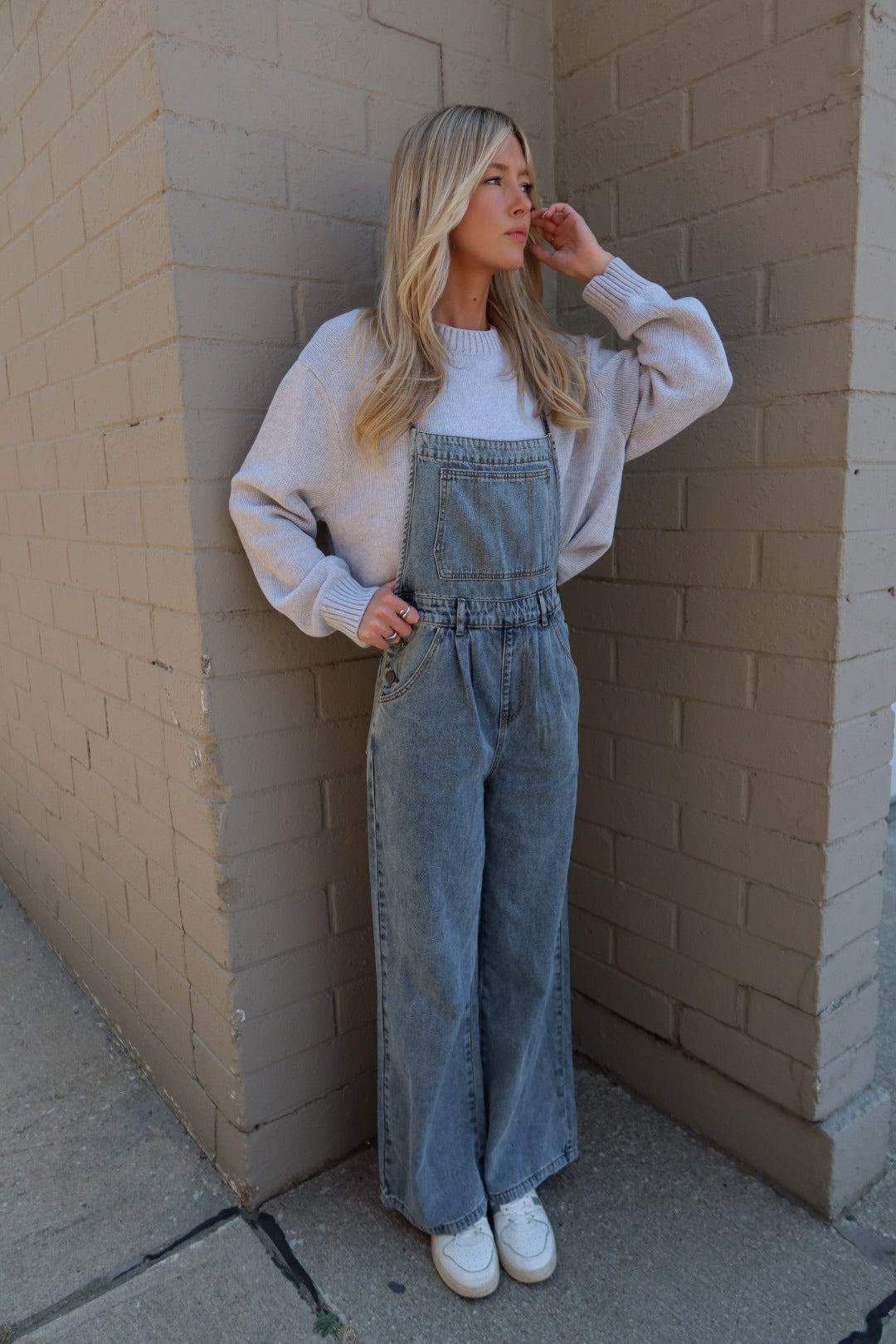 Denim  Tie Overalls